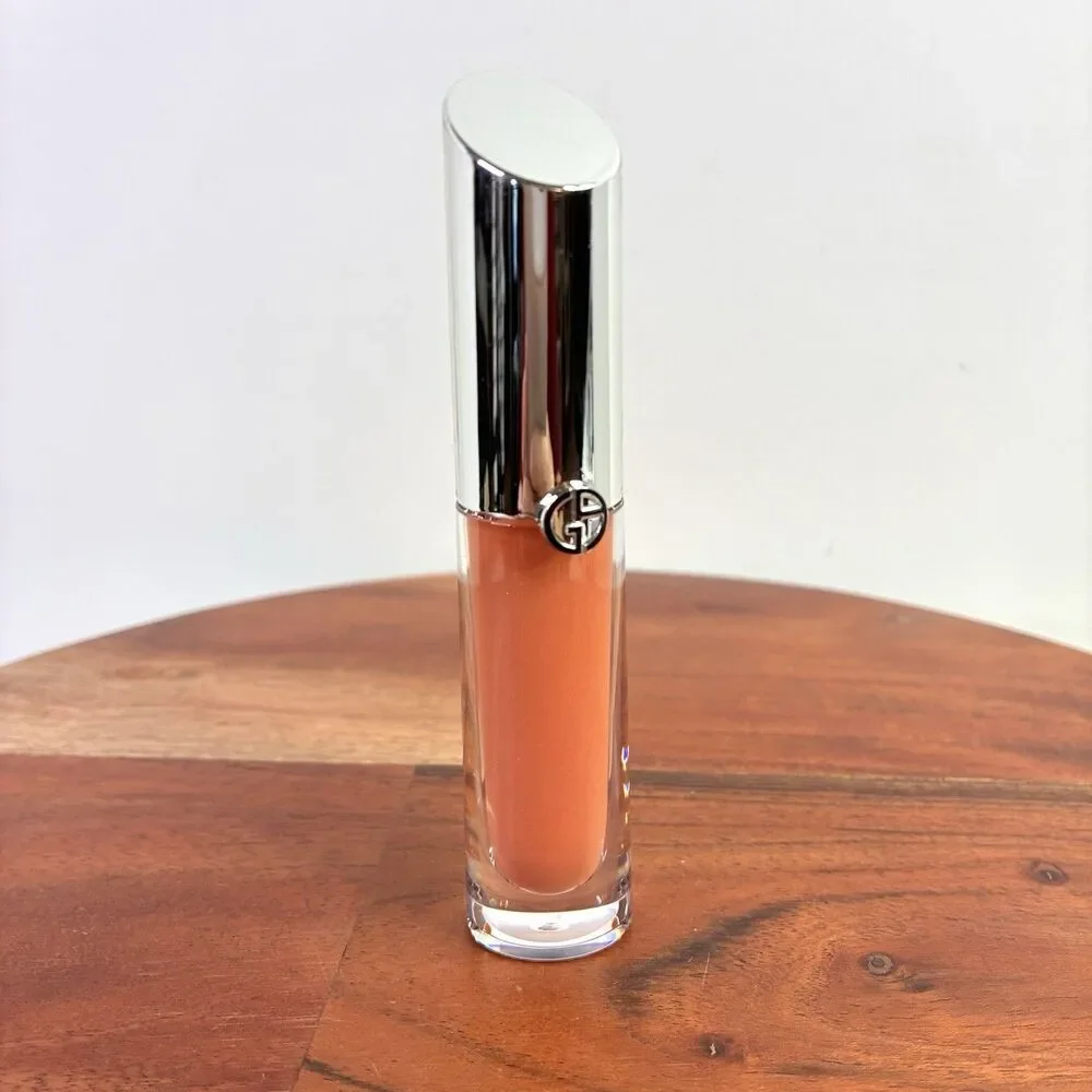 New Giorgio Armani Prisma Glass High-Shine Lip Gloss ~ 03 HONEY GLEAM .11 Fl oz